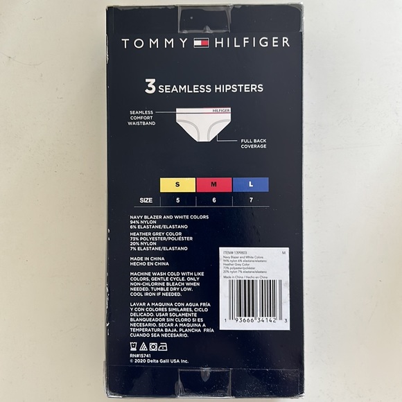 tommy hilfiger 3 seamless hipsters (medium) - Picture 2 of 2
